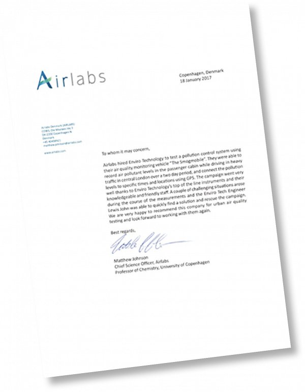 Airlabs Letter