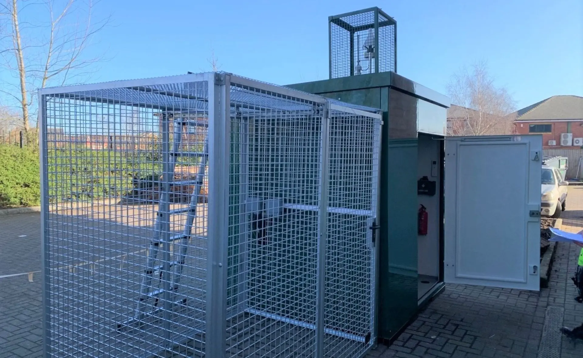 Calibration cage and enclosure